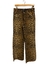 JEAN ANIMAL PRINT MARRÓN