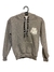 BUZO GRIS FRISADO DOBLE ESTAMPA EN RELIEVE