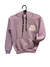 BUZO LILA FRISADO DOBLE ESTAMPA EN RELIEVE - comprar online