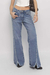 Jean tiro bajo desflecado - comprar online