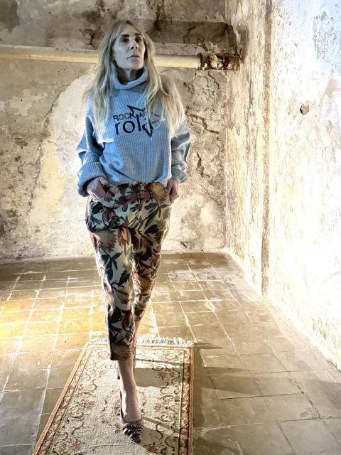 Pantalón Aki Floreado