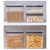 Kit 4 Potes Herméticos Retangulares 1300ml Empilháveis - D&L STORE OFICIAL