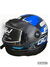 Capacete Gow interlagos Preto/Azul Tamanho 60