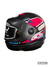 Capacete Gow interlagos Preto/Rosa Feminino Tamanho 60