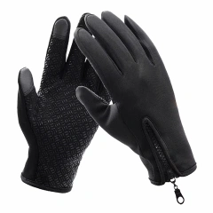 Luva para Moto Dedo Inteiro com Touch Screen Preta