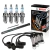 Kit De Cabos Velas E Chave Corsa Celta 1.0 1.4 1.6 8V Gasolina 2000 A 2002