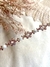 Pulsera de cristales malva y blanco - comprar online