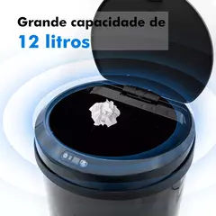 Lixeira Inteligente com Sensor Automático - 12 litros - loja online