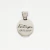 Pingente Oval em Prata Personalizado Formatura Fisioterapia - comprar online