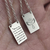 Escapulário em Prata Retangular 12x169 Personalizado