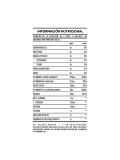 Pre Work TNT Star Nutrition en internet