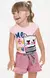 Conjunto Infantil Blusa e Shorts - Me + You - comprar online