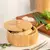 FARINHEIRA DE BAMBU COM TAMPA E COLHER - comprar online