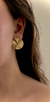 Brinco Leque Dourado - loja online