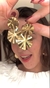 Brinco Chapeado Duplo Dourado na internet