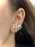 Brinco Earcuff com Zircônia - Prateado