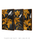 Trio Black n' Gold Flower na internet