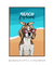 Beach Fashion dog - Artes Nova Era - Quadros Decorativos