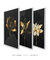 Trio Black Flower - loja online