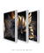 Trio Black n' Gold Leaf - Artes Nova Era - Quadros Decorativos