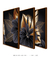 Trio Black n' Gold Leaf - comprar online