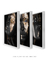 Trio Golden Faces - Artes Nova Era - Quadros Decorativos