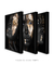 Trio Golden Faces - Artes Nova Era - Quadros Decorativos