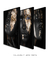 Trio Golden Faces - Artes Nova Era - Quadros Decorativos