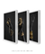 Trio Golden Jewel - Artes Nova Era - Quadros Decorativos