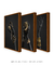 Trio Golden Jewel - Artes Nova Era - Quadros Decorativos