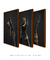 Trio Golden Jewel - Artes Nova Era - Quadros Decorativos