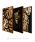 Trio Lion Hide - Artes Nova Era - Quadros Decorativos