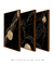 Trio Smooth Curves - Artes Nova Era - Quadros Decorativos