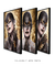 Trio Sparkle Woman - Artes Nova Era - Quadros Decorativos