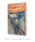 Quadro The Scream, Edvard Munch - loja online