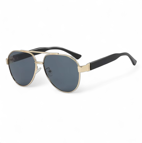Óculos Thássia - Preto | Dourado - comprar online