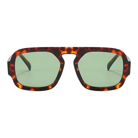 Óculos Cléo - Verde | Animal Print - comprar online