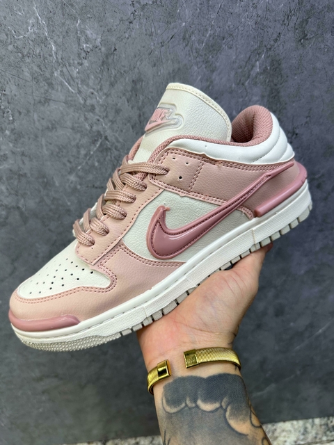 NIKE DUNK TWIST BRANCO E ROSA