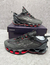 MIZUNO PRO 13 CINZA FOSCO COM VERMELHO