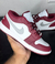 NIKE AIR JORDAN VINHO E BRANCO