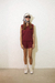 Shorts de Tricot Bordô - comprar online