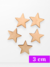 Apliques Estrella 3 cm x 20u - comprar online