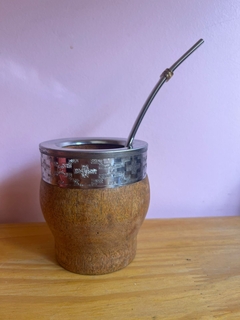 Mate imperial de algarrobo virola acero inoxidable - BUDU MATES