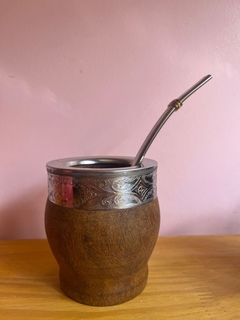 Mate imperial de algarrobo virola acero inoxidable en internet
