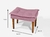 Puff Banqueta Retangular Pés Retro Penteadeira Pufes 56x39 - loja online