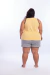 Short doll feminino adulto malha PV regata