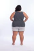 Short doll feminino adulto malha PV regata na internet