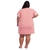 Camisola feminina adulta malha PV aberta com renda estampada - comprar online
