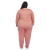 PIJAMA FEMININO DE SUEDE LISO PLUS SIZE na internet