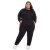 PIJAMA FEMININO DE SUEDE LISO PLUS SIZE